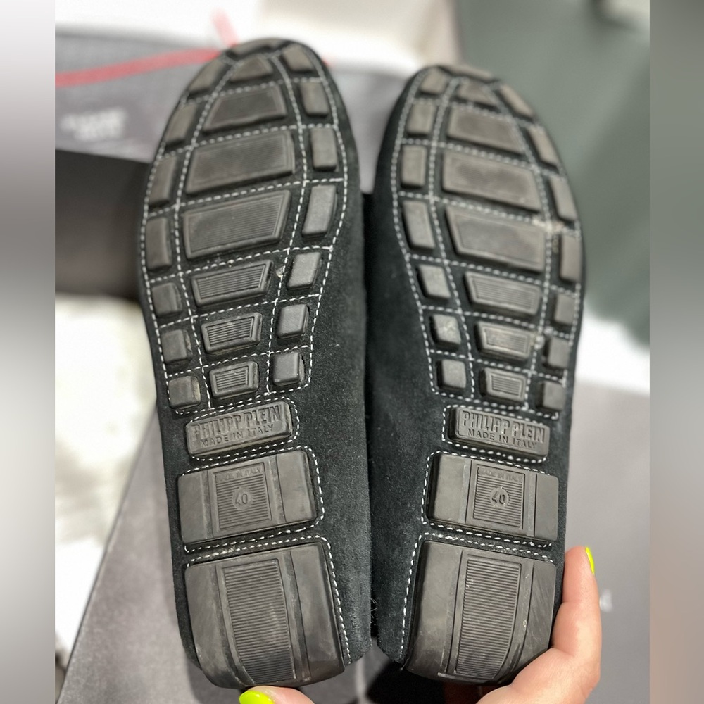 Philipp Plein men’s suede moccasin shoes - Picture 5 of 5